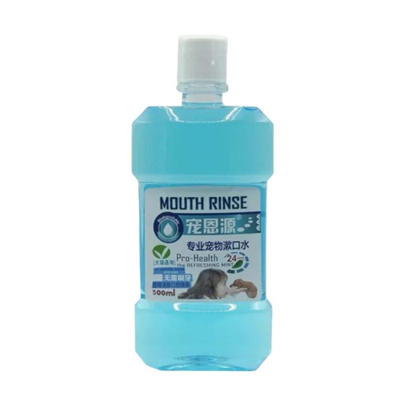 Lokies Premium Dental Mouthwash for Cats & Dogs Fresh Breath Formula Tooth & Gum Care No Brushing Needed 500ml