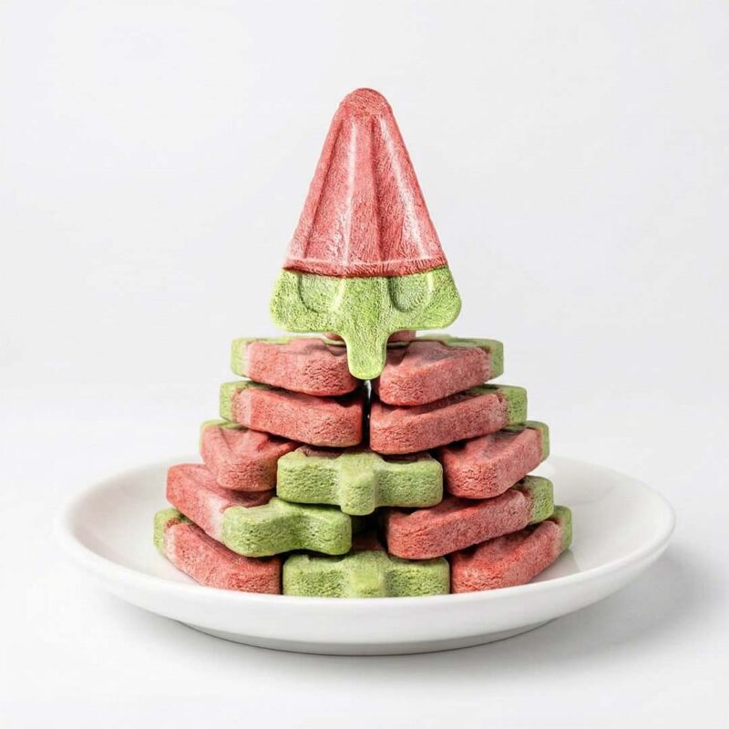 Lokies™ Pet Ice Cream Treat Delicious Meat & Cranberry Snack for Dogs & Cats 1PCS Pack