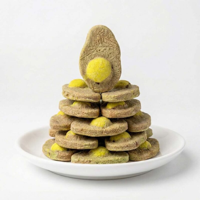 Lokies Premium Egg Shape Pet Treats – Made with Chicken & Salmon, High Protein Snack for Cats & Dogs 1 PCS