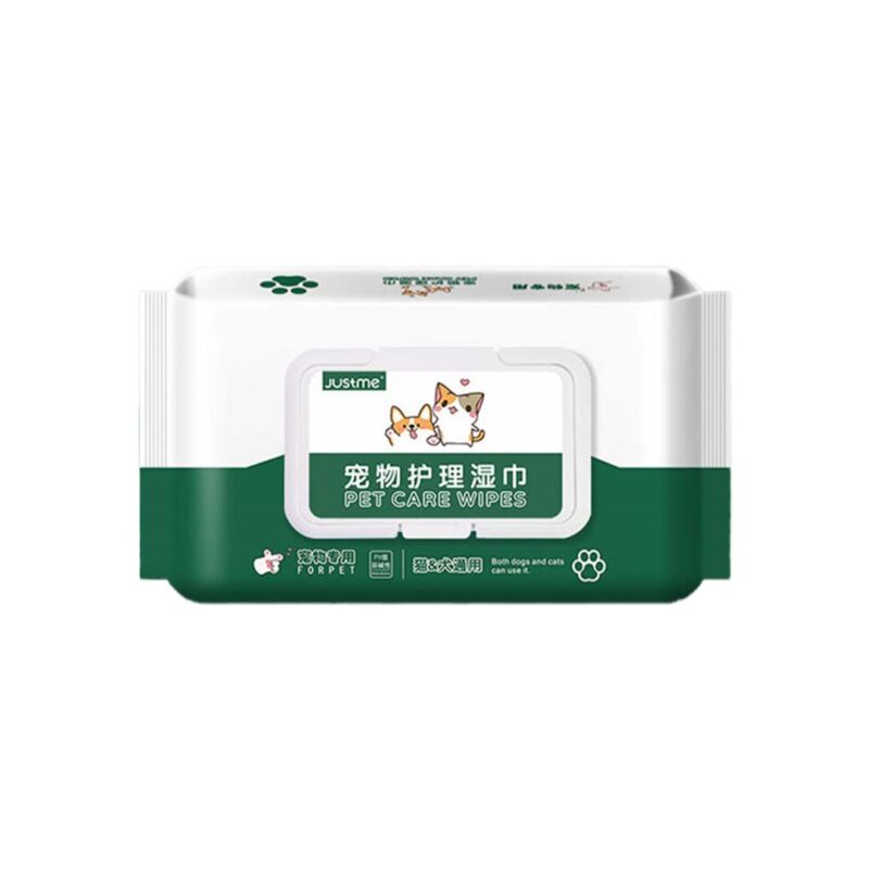 Lokies™ Pet Veterinary Cleaning Wipes 80pcs BIG PACK pH Balanced & Gentle for Daily Use Safe to Lick